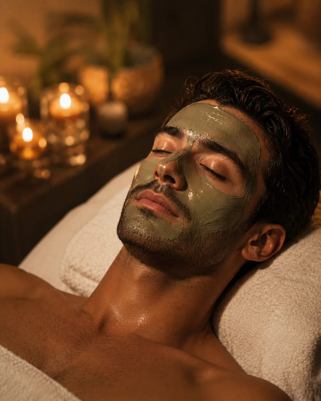 Tratamiento facial con arcilla